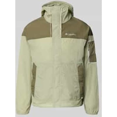 Columbia Challenger™ II Windbreaker Heren Outdoorjas - Safari, Stone Green