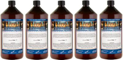 Hairconditioner Hammam Herbal 1 liter met dop - set van 5 stuks