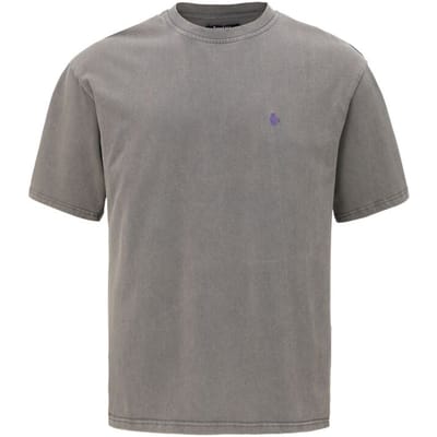 Forplay Oversized T-shirt - Oversize T-Shirt mit Waschung - S tot XXL - voor Mannen - grijs