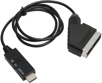 ONF3 - Naar HDMI Converter - HD 1080P - Eenvoudig te installeren - SCART naar HD Multimedia Interface - Voor video en geluid - Compact en ...