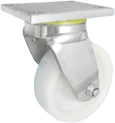 Zwaar belastbaar zwenkwiel polyamide 100mm, 400kg draagvermogen