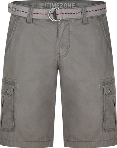 TIMEZONE Heren Short MaguireTZ regular/straight Grijs Volwassenen Cargo shorts / korte broek