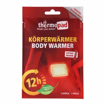 Thermopad Bodywarmer – 5-Pack (5 stuks) – Zelfverwarmend – Tot 12 Uur Warmte – Op Kleding Plakken – Rug, Nek & Buik Verwarming