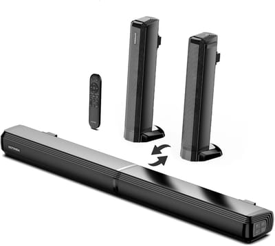 Soundbar - 2.2ch - Soundbar met Subwoofer - Soundbar voor TV - Bluetooth - App Control - Bass Instelbaar - 100W -Geluidssysteem - Zwart