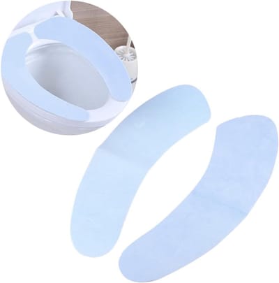 Toiletbril Kussen - Zachte Toiletdeksel - Warmte Comfort - Plakkerig Ontwerp - 38 cm Lengte - Blauw