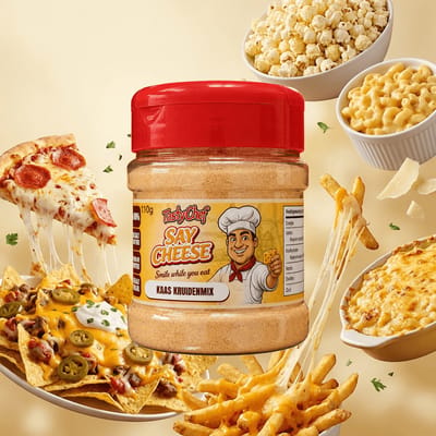 TastyChef Kaaskruiden Zoutvrij - SAY CHEESE! - 110 g