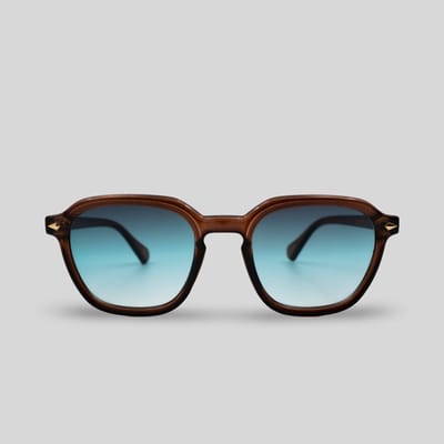 Montuurtjevoorjou - Mirage Brown Green - Zonnebril - Heren zonnebril - Dames zonnebril - Bruin