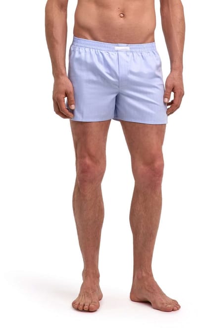 FALKE Daily Comfort ademend katoen broek van onderlaag heren blauw - maat XL