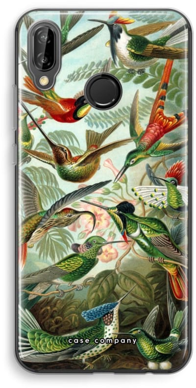 Case Company® - Hoesje geschikt voor Huawei P20 Lite hoesje - Haeckel Trochilidae - Soft Cover Telefoonhoesje - Bescherming aan alle Kanten en Schermrand
