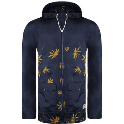Vans Off The Wall Bedrukte Herenjas Navy/Bruin