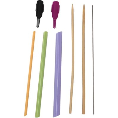 3 stuks stoffen buiskering en 2 stuks vingerding duwer draadcontrole praktisch naaigereedschap voor