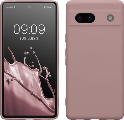 kwmobile telefoonhoesje geschikt voor Google Pixel 7a - Hoesje voor smartphone - Precisie camera uitsnede - In licht oudroze