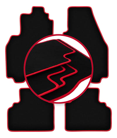 CARLUX-RED automatten voor: Ford Cougar coupé (1998-2004)
