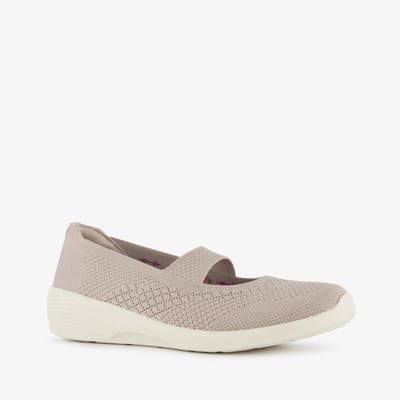 Skechers Arya Lovesome dames ballerina beige - Maat 40 - Extra comfort - Memory Foam