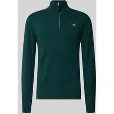 Gant Trui Superfijne Lamswol Half-Zip Groen / male