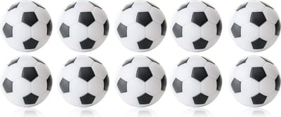 Winsport Tafelvoetbal Ballen - Voetbaltafel balletjes wit en zwart - 35 mm - 10 stuks