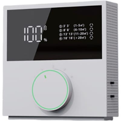 Branchez Purificateur d'odeurs Ioniseur Purificateur d'air 150 mg Oxygène Actif H Éliminateur d'odeurs Désodorisation 4 Modes de Minuterie Silencieux pour blanc