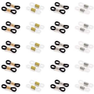 Dailygoods - Brillenkoord met Eindkappen - Verstelbare Brillenkettingen 40 Stuks