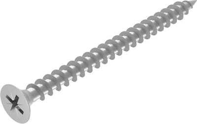Spaanplaatschroeven RVS V2A 4x60mm met Volledige Schroefdraad - Kruiskop PZ - 150 Stuks