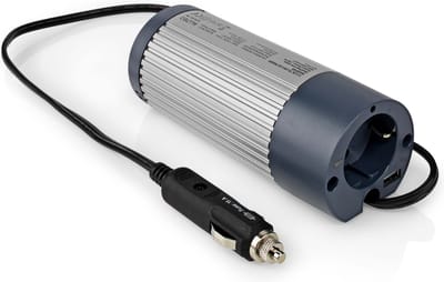 Omvormer - Sigarettenaansteker - 12 naar 230 Volt - 100 Watt - Allteq