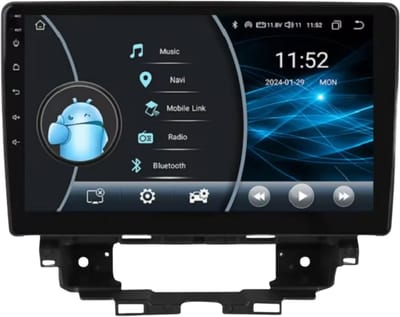 Autoradio met bluetooth - Carplay - Voor Renault Kangoo (2019-2025) - Geschikt voor Apple en Android - Stereo - Navigatie - Navigatiesysteem auto - 2GB 32GB