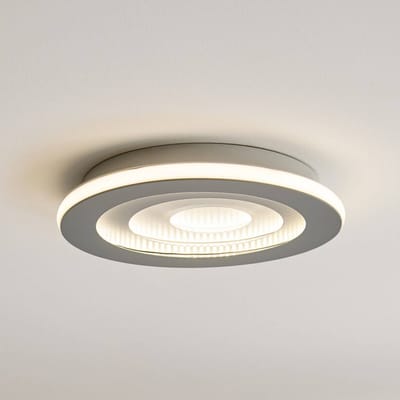 OSRAM LED plafondlamp ORBIS SPIRAL, Ø 37 cm, grijs, clickdim