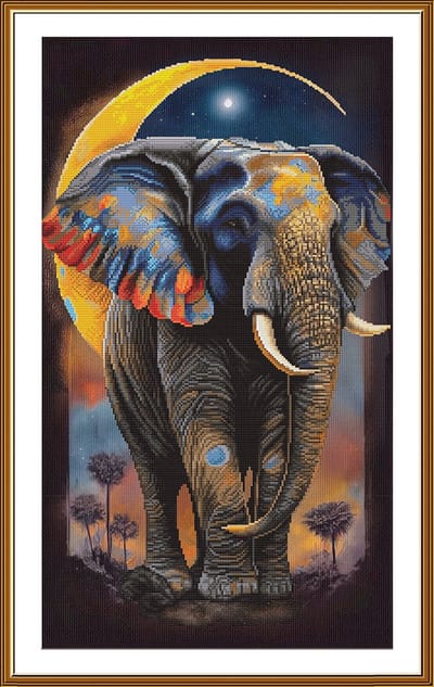 Borduurpakket Nova Sloboda - The Knight of Wisdom - De Ridder der Wijsheid (bedrukte achtergrond)