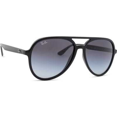 Ray-Ban RB4376 601/8G gepolijst zwart grijs gradiÃ«nt zonnebril