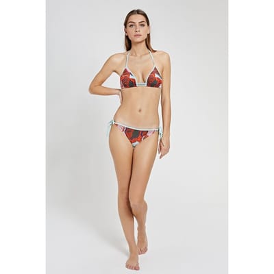 Shiwi Ladies Abstract Leaf String Brief Multi Colour Größe: 36 | Bikinis Outlet | Damen