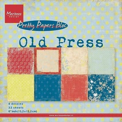 Marianne Design Paper pad Old Press