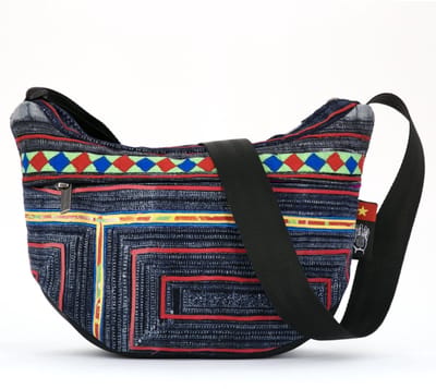 Ethnotek Bagan M - Schoudertas / Moon Bag - Crossbody - 4L