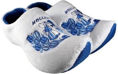 Klomp pantoffels Delftsblauw Kiss - 31-35