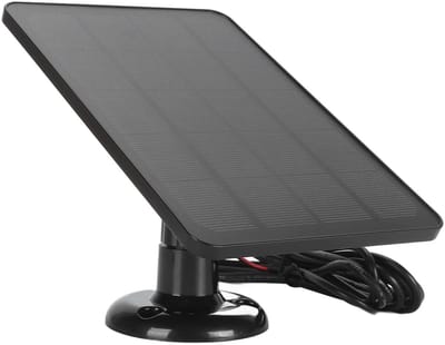 OmGoods - Dailygoody - Zonnepaneel Deurbel Oplader - IP66 Waterdicht - Eenvoudig te Installeren - 10W Zonnepaneel - Geschikt voor Nest/Ring - Verstelbare M