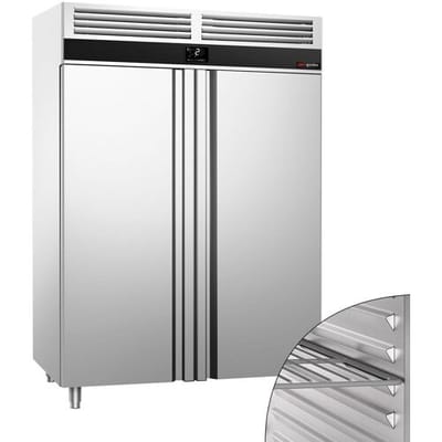 GGM Gastro Kühlschrank Edelstahl PREMIUM - GN 2/1 - 1400 Liter - mit 2 Türen