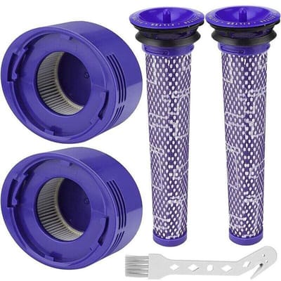 geschikt voor filters geschikt voor Dyson V8/V7, wasbaar geschikt voor filters, geschikt voor Dyson V7/V8 Absoluut- en Dierenstofzuigers, geschikt voor Dyson V8 stofzuiger accessoires,