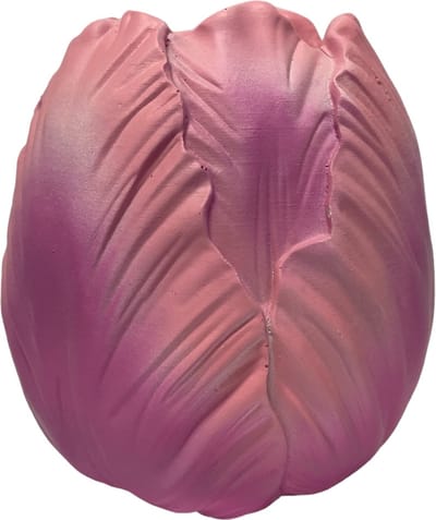 Toulon Burning Flame Pink vaas, tulpenvaas 11x11x12 cm nr 2.