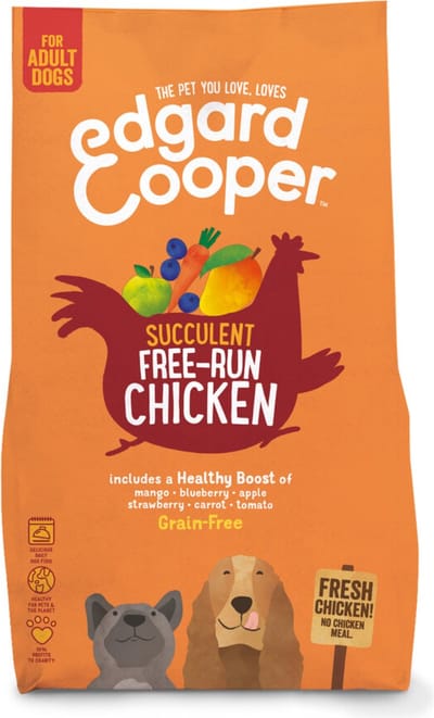 Edgard & Cooper Verse Scharrelkip Brok- Voor volwassen honden - Hondenvoer - 2.5kg