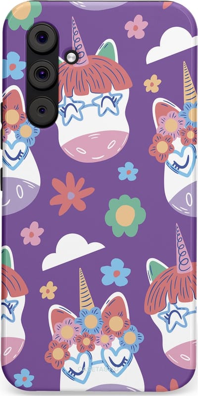 Casetastic Hoesje Geschikt voor Samsung A54 (5G) - Stijlvolle Beschermende Duo-layer Case - Eenhoorn Magie
