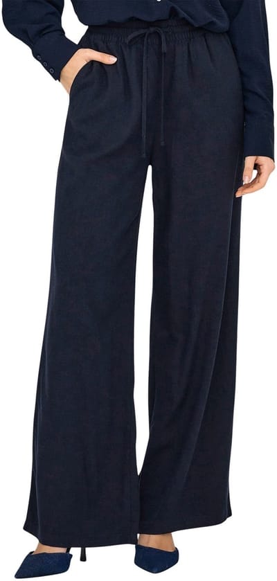 ONLY- JDYSAY HW LINEN WIDE PANT WVN NOOS - Heren - Broek