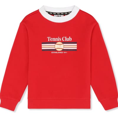 FILA Coltano Regular Graphic Sweatshirt True Red Maat: 86/92 | Sportkleding Outlet | Unisex | Rood