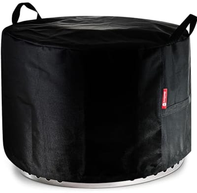 Waterdichte Vuurkorfhoes voor Buiten - Rond, Klein en Scheurbestendig, Geschikt voor 16-22 Inch