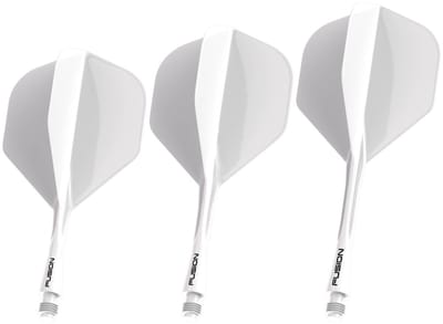Winmau Fusion Solid White NO2 - Dart Flights