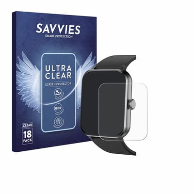 Savvies - Screenprotector voor Blackview R50 / R30 / R30 Pro - Folie Beschermfolie transparant 18 Stuks