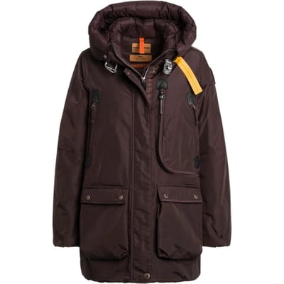Parajumpers Maud Obsidian Donkerbruin Lang Donsjack
