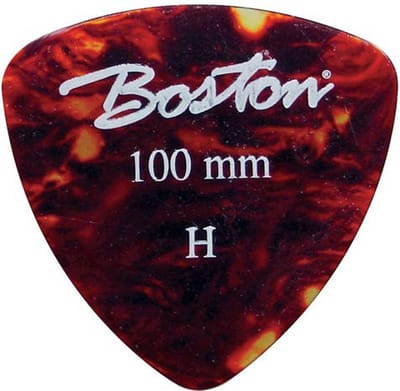Boston PK-40-H 1.00 mm Plectrums Celluloid Tortoise Heavy Standaard Driehoekig Model 24 Pack