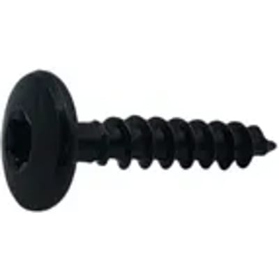 Sencys Spaanplaatschroef Staal Zwart Cilinderkop Torx - 6x30mm - 8 Stuks