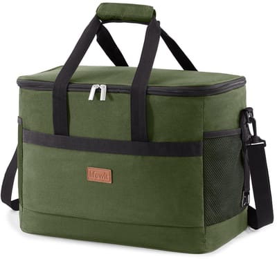 Dailygoods - Grote Koeltas - Zachte Draagbare Cooler Bag voor Boodschappen en Reizen