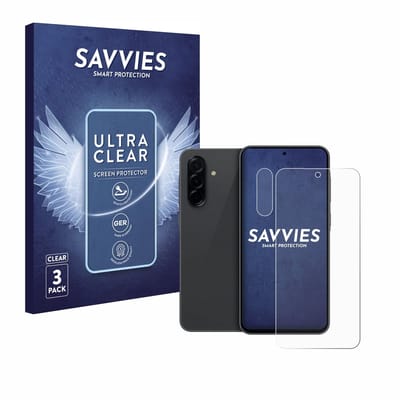 Savvies - Screenprotector voor Samsung Galaxy A36 5G (Voor+Camera) - Folie Beschermfolie transparant 6 Stuks