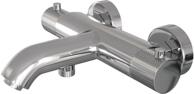 Brauer Chrome Carving - Opbouw Baddouche Thermostaatkraan - Chroom