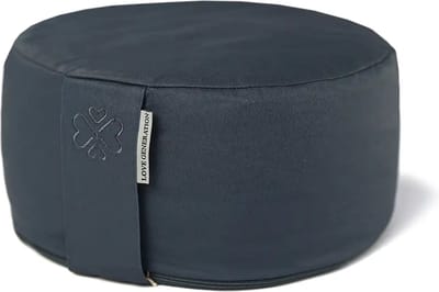 Love Generation - Meditatiekussen - Rond - Donker Blauw